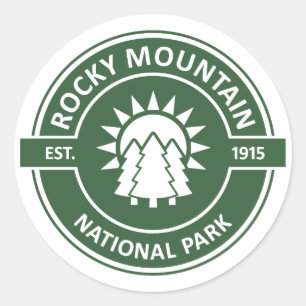 Rocky Mountain National Park Classic Round Sticker