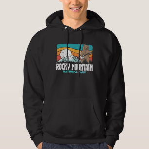 Rocky Mountain National Park Colorado Banjo Bear Hoodie
