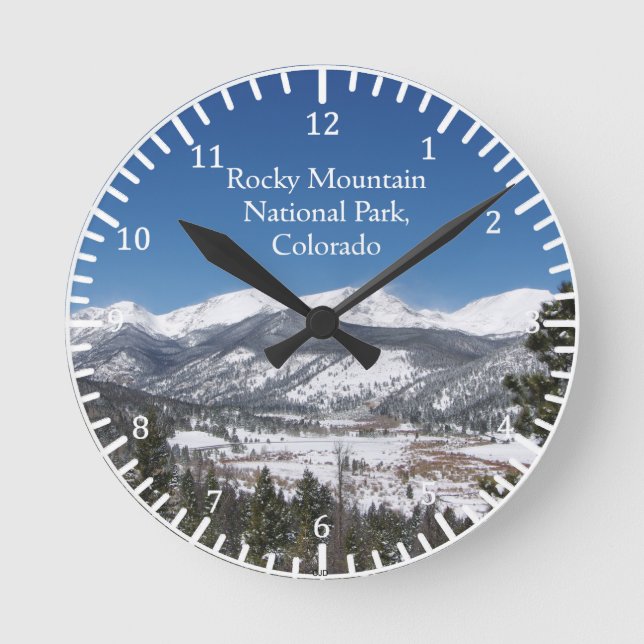 Rocky Mountain National Park, Colorado clock (Front)
