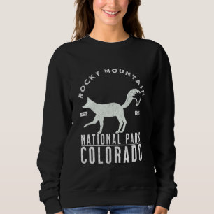 Rocky Mountain National Park Colorado Fox Est. 191 Sweatshirt