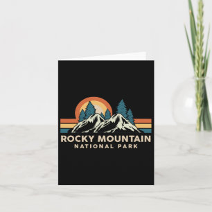 Rocky Mountain National Park Colorado Hiking Souve Card