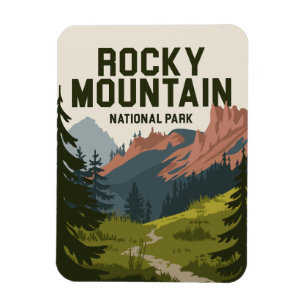 Rocky Mountain National Park Colorado Magnet