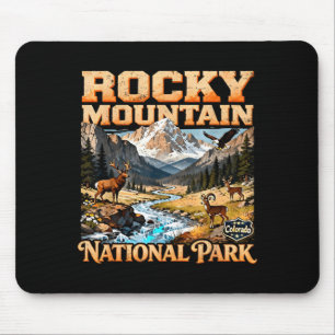 Rocky mountain national park colorado nature mouse pad
