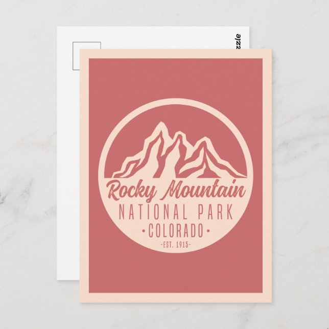Rocky Mountain National Park Colorado Postcard (Front/Back)