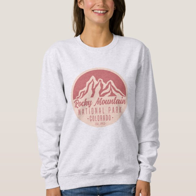 Rocky Mountain National Park Colorado  Sweatshirt (Front)