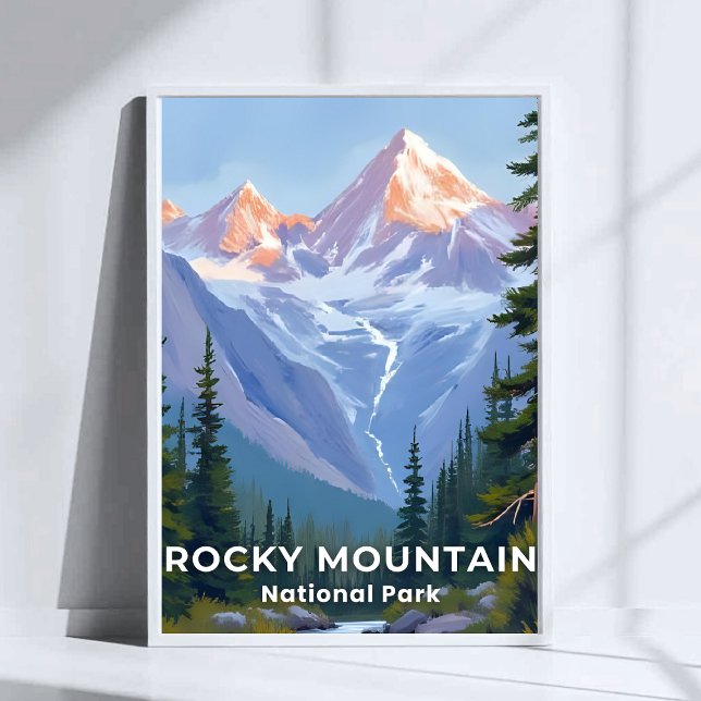 Rocky Mountain National Park Colorado Travel Art Poster (Creator Uploaded)