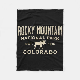 Rocky Mountain National Park Colorado Usa Outdoor Fleece Blanket