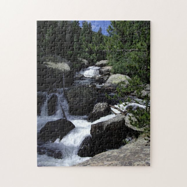 Rocky Mountain National Park Colorado Waterfalls P Jigsaw Puzzle (Vertical)