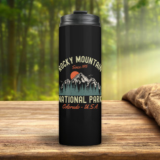 Rocky Mountain National Park Cute Landscape Thermal Tumbler