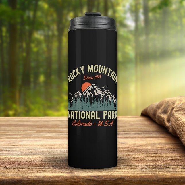 Rocky Mountain National Park Cute Landscape Thermal Tumbler (Creator Uploaded)
