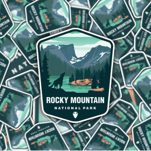 Rocky Mountain National Park   Die-Cut Sticker