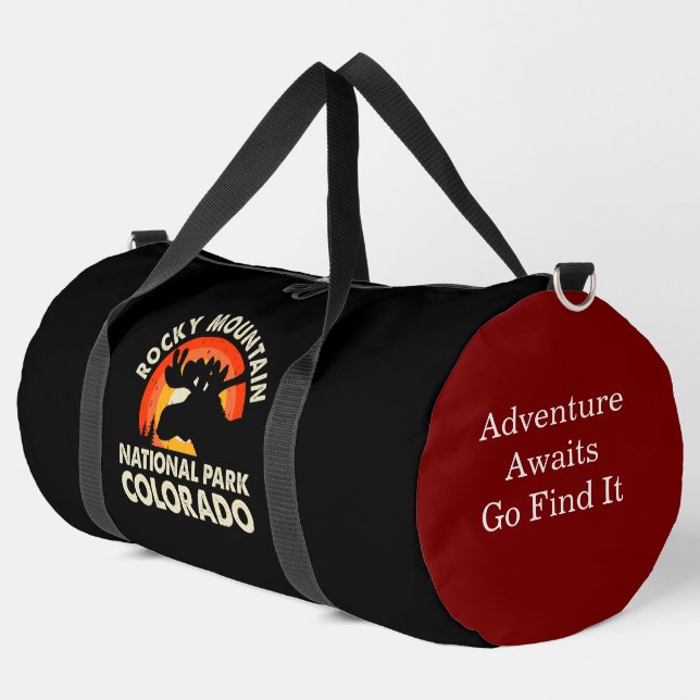 Rocky Mountain National Park Duffle Bag (Left Corner)