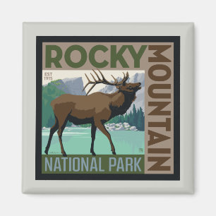 Rocky Mountain National Park   Elk Magnet