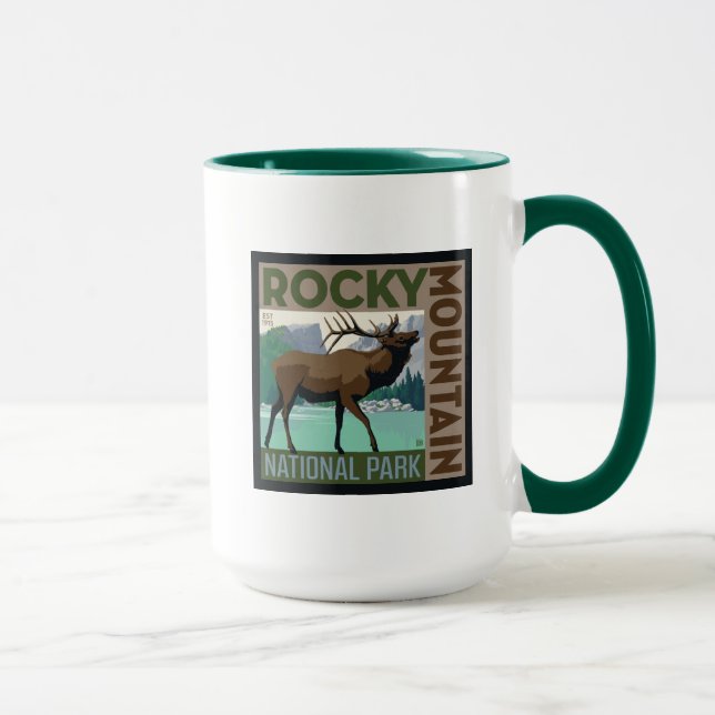 Rocky Mountain National Park | Elk Mug (Right)