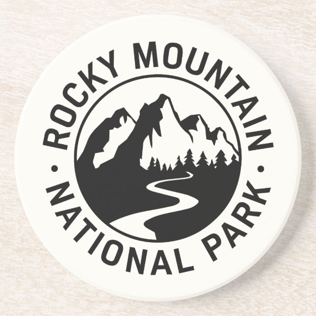 Rocky Mountain National Park Emblem Coaster (Front)