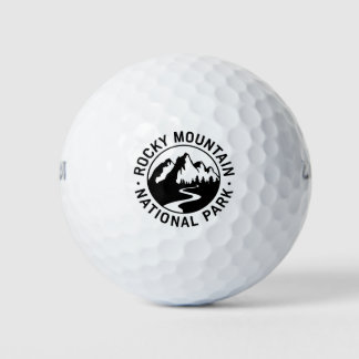 Rocky Mountain National Park Emblem Golf Balls