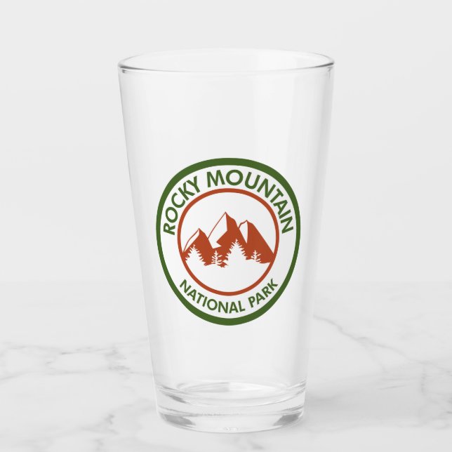 Rocky Mountain National Park Glass (Front)