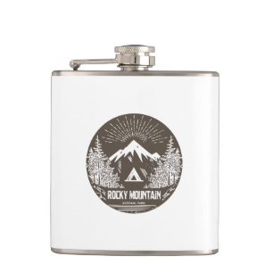 Rocky Mountain National Park Hip Flask