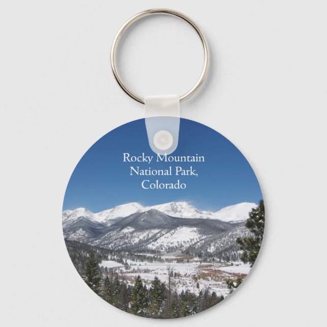 Rocky Mountain National Park key chain (Front)