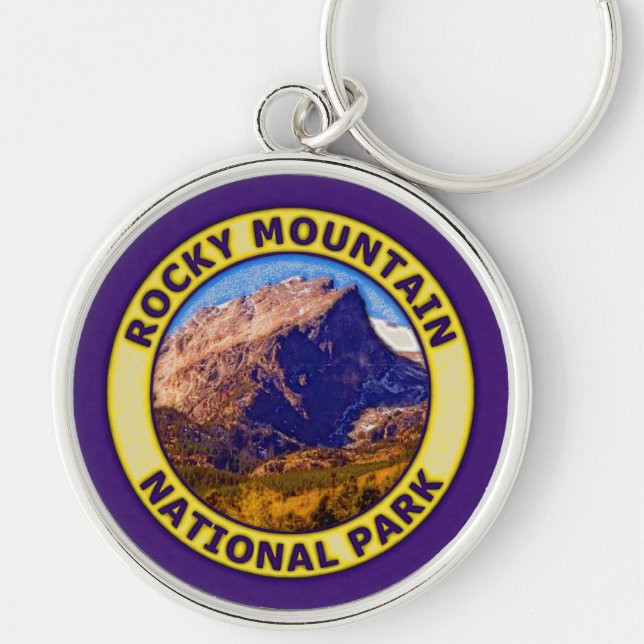 Rocky Mountain National Park Key Ring (Front)