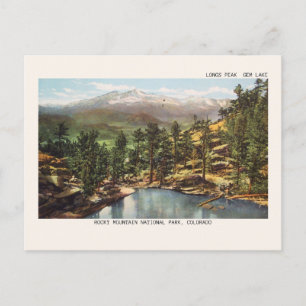 Rocky Mountain National Park Longs Peak Gem Lake Postcard