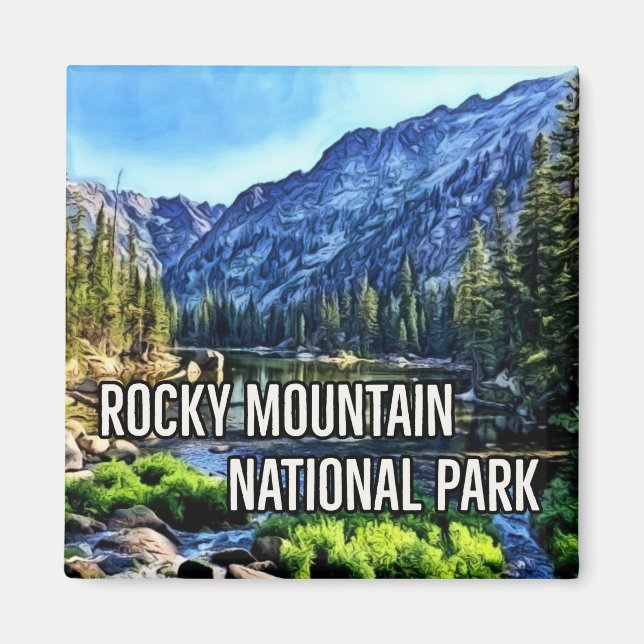 Rocky Mountain National Park Magnet (Front)