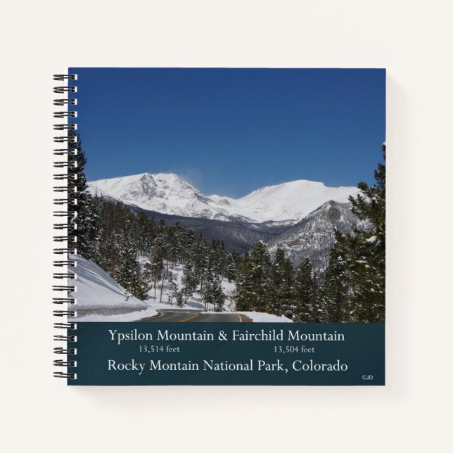 Rocky Mountain National Park notebook (Front)