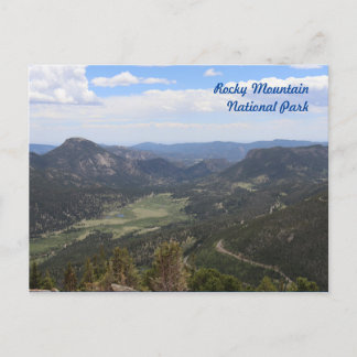 Rocky Mountain National Park on a Sunny Day Postcard