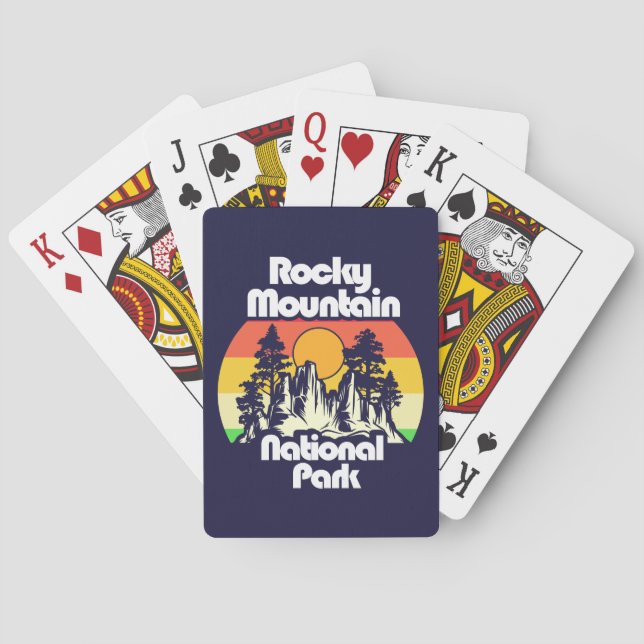 Rocky Mountain National Park Playing Cards (Back)