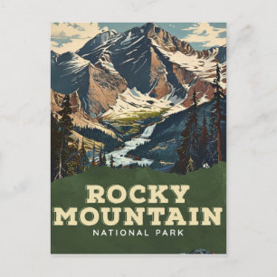 Rocky Mountain National Park Postcard