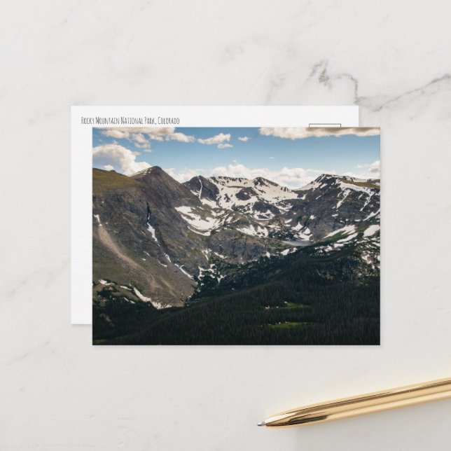 Rocky Mountain National Park Postcard (Front/Back In Situ)