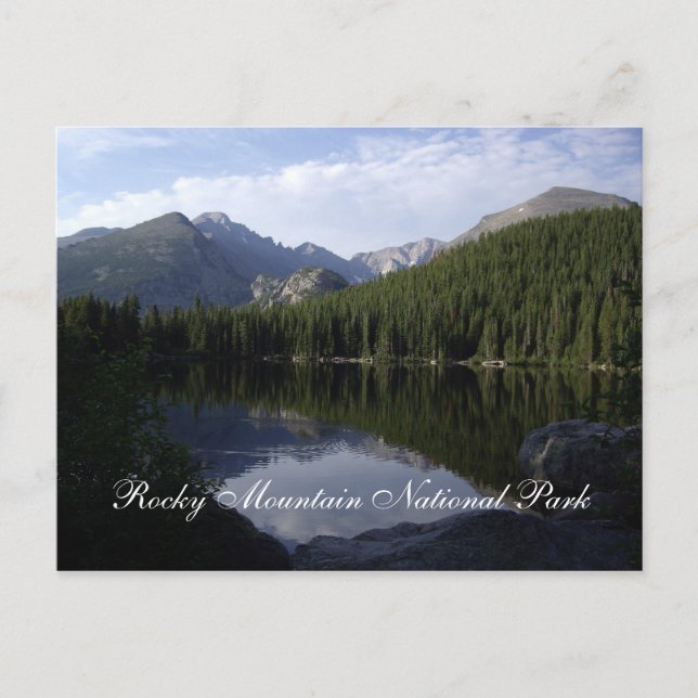 Rocky Mountain National Park Postcard (Front)