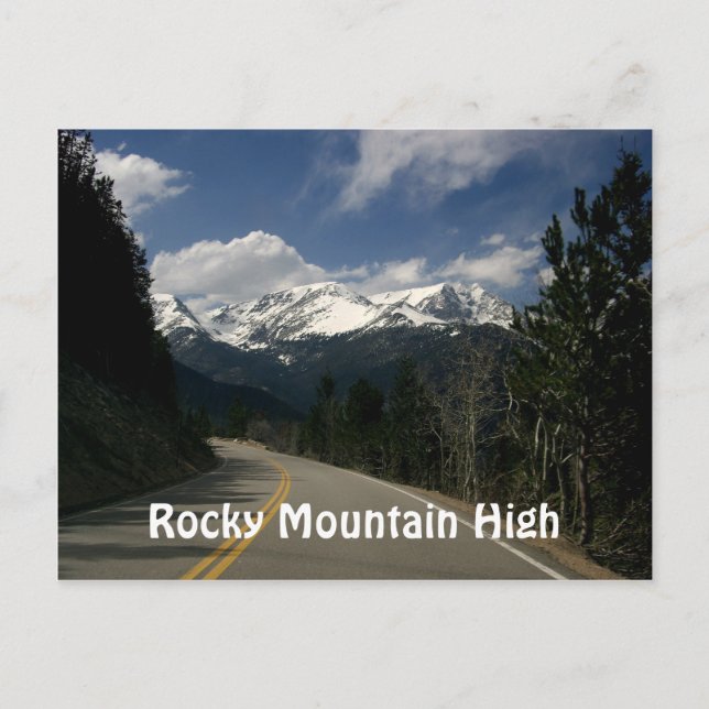 Rocky Mountain National Park Postcard (Front)