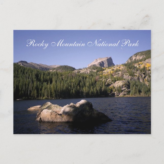 Rocky Mountain National Park Postcard (Front)