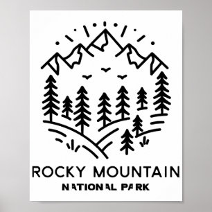 Rocky Mountain National Park Poster
