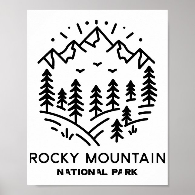 Rocky Mountain National Park  Poster (Front)