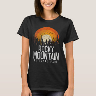 Rocky Mountain National Park Retro Style Vintage T-Shirt