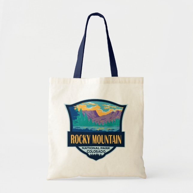 Rocky Mountain National Park Teton Range Travel Tote Bag (Front)