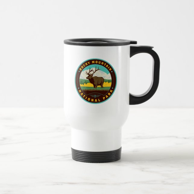 Rocky Mountain National Park Travel Mug (Right)