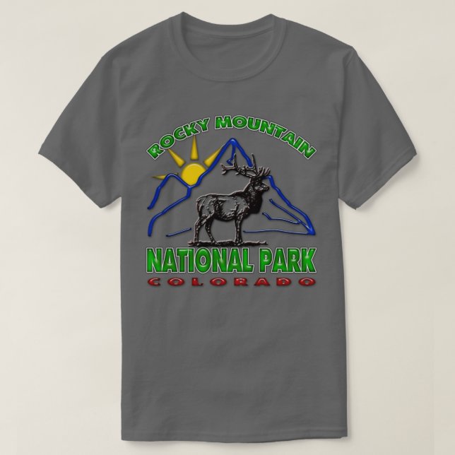 Rocky Mountain National Park Triblend T-Shirt (Design Front)