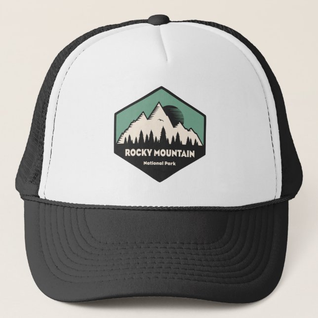 Rocky Mountain National Park Trucker Hat (Front)