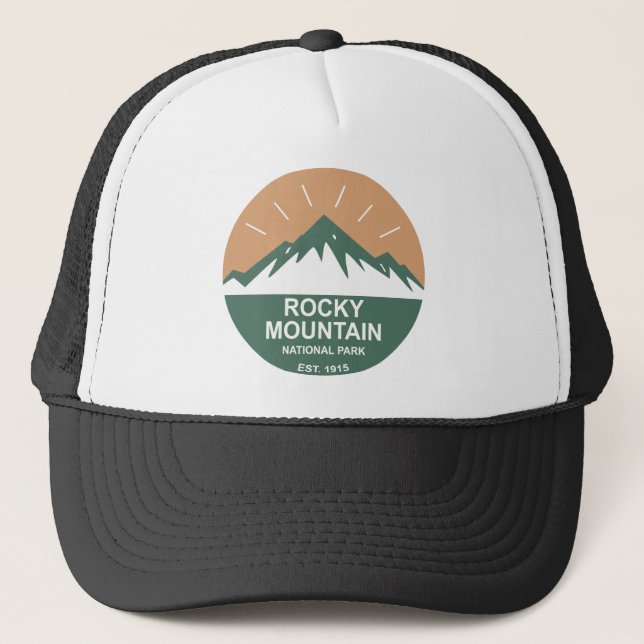 Rocky Mountain National Park Trucker Hat (Front)
