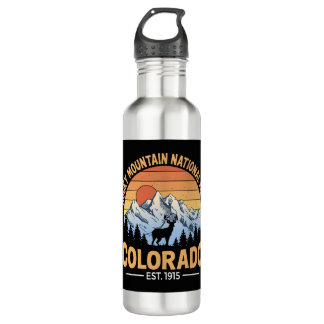 Rocky Mountain National Park Tumbler Travel 710 Ml Water Bottle