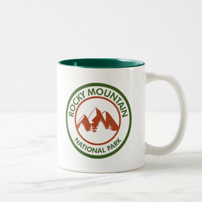 Rocky Mountain National Park Two-Tone Coffee Mug (Right)