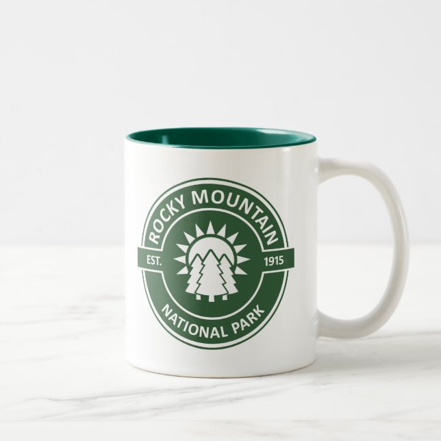 Rocky Mountain National Park Two-Tone Coffee Mug (Right)