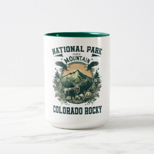 Rocky Mountain National Park Two-Tone Coffee Mug
