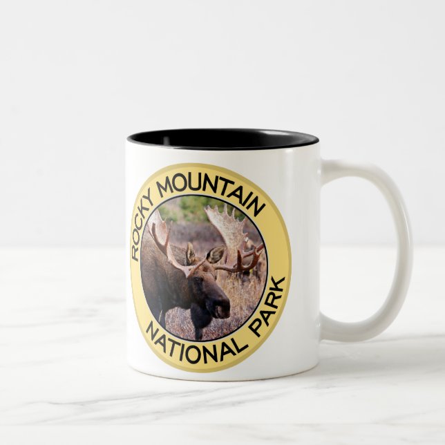 Rocky Mountain National Park Two-Tone Coffee Mug (Right)