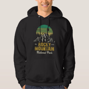 Rocky Mountain National Park Vintage Souvenirs 60s Hoodie