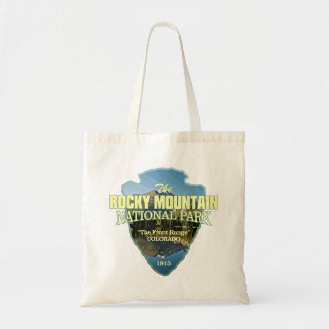 Rocky Mountain NP (arrowhead) Tote Bag (Front)