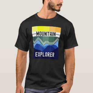 Rocky Mountain Outdoor Camping Explorer Colourful T-Shirt